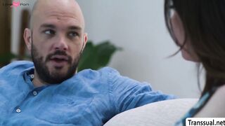 Seductive Tgirl Gracie Jane analed by her friend