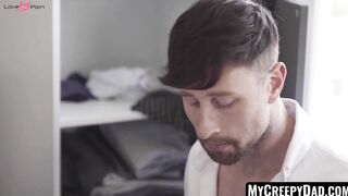 MyCreepyDad.com - Naughty twink gets rimmed and raw fucked by tattooed stepdad