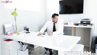 Hardcore domination of french maid just looking for a job