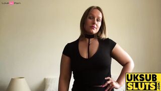 UKSubSluts.com - Hot blonde Ashley Rider's tight cunt destroyed with force