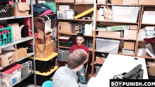 BoyPunish.com - Young Latino's devastating raw fuck by a security officer's bare, fat
