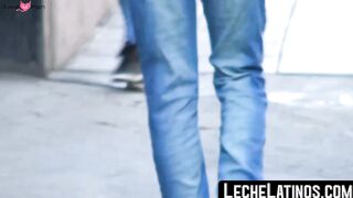 LecheLatinos.com - Handsome Latino takes a raw cock in his ass before getting paid