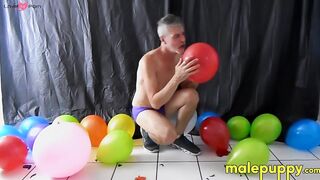 It's time for a special balloon party with horny and hung daddy Richard Lennox