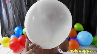 It's time for a special balloon party with horny and hung daddy Richard Lennox