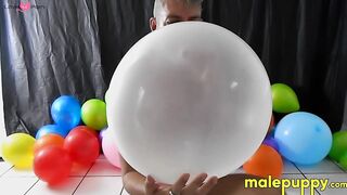 It's time for a special balloon party with horny and hung daddy Richard Lennox