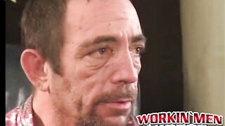 Raw dick sucking with an old mature blue collar working man