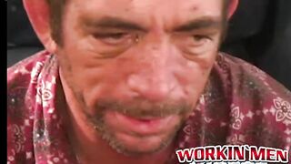 Raw dick sucking with an old mature blue collar working man