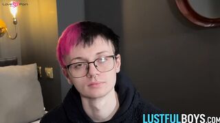 Skinny boy Kai Cross gets a rough anal gang bang in a hotel room