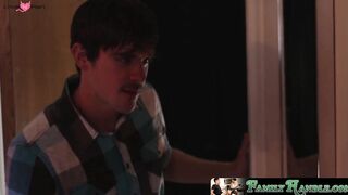 FamilyHandle.com - Alison and Zoey's horny Halloween threesome with a well-hung dude