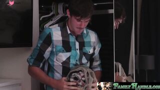 FamilyHandle.com - Alison and Zoey's horny Halloween threesome with a well-hung dude