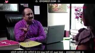 Indian Boss Fuck When She Comes for Interview