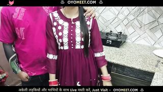 Indian Desi Bhabhi Fucked Hard by Her Devar in Kitchen
