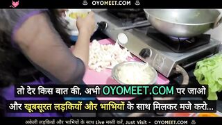Indian Girl Has Hard Sex in Kitchen