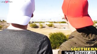TwinkStrokes.com - Steamy bath rimming and sucking big cock with intense moaning