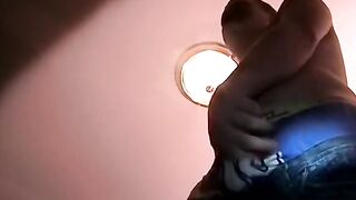 JoeSchmoeXXX.com - Straight dude Blaze enjoys wanking his hard cock on a bed