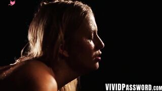 VividPassword.com - Lustful babe blows then mounts a huge black shaft for a ride