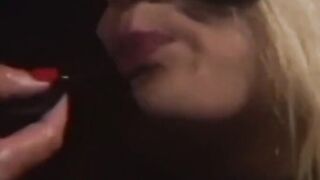 PussyCatsLatex.com - Redhead domina's mega dildo discipline for lesbian sub