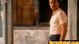 RetroDudes.com - Old school homo breeds intensely after sensual blowjob