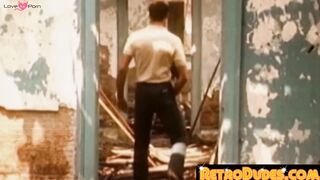 RetroDudes.com - Old school homo breeds intensely after sensual blowjob