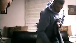 Str8Seduction.com - Good looking hairy hunk wanks his hard one eyed snake intensely