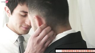 SayUncleNetwork.com - Virgin gay Mormons screw secretly in hidden spot after BJ