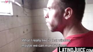 Hairy dude Willy licks every drop of my luscious cum after swallowing my cock