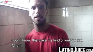 Hairy dude Willy licks every drop of my luscious cum after swallowing my cock