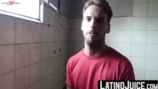 Hairy dude Willy licks every drop of my luscious cum after swallowing my cock
