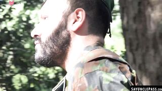 Frank Bauer got caught by Cecil Rose sucking Sly Conan huge cock