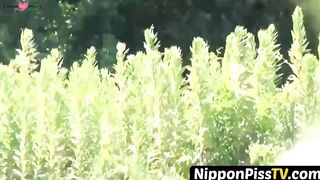 NipponPissTV.com - Japanese schoolgirls go to their favorite place to pee outdoors