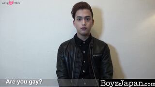 BoyzJapan.com - Gay Japanese student interviewed and jerks off till cumshot