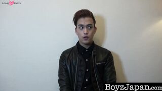 BoyzJapan.com - Gay Japanese student interviewed and jerks off till cumshot