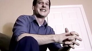 JoeSchmoeXXX.com - Straight guy Chris shows off his solo skills in his bedroom