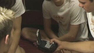 Smooth pretty teens Johnny Roark and Sean Corwin jerking off