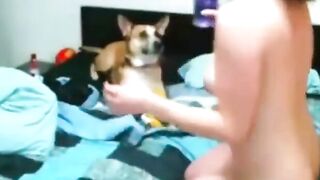 Amateur Couple's CIM Webcam Show - Big Tit Babe