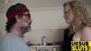 UKSubSluts.com - Horny MILF's huge boobs and hard anal experience craving