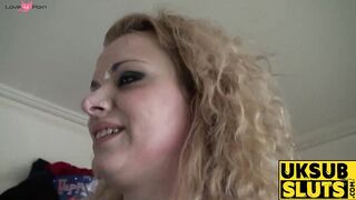 UKSubSluts.com - Horny MILF's huge boobs and hard anal experience craving