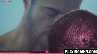 PlayingMen.com - Bastian Karim deeply missionary fucked by bearded Leo Rosso