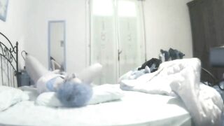 Ex-Wife masturbates inside front of the mirror