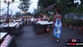 Amateur Thai lover 18 blowing boyfriends huge penis