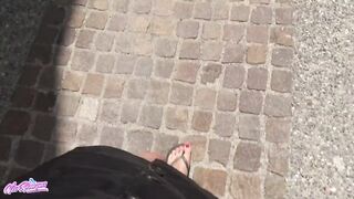 I make long squirt into street