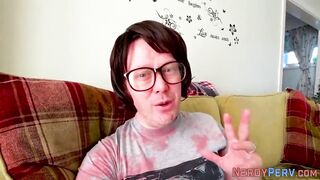 Yorkshire geek watches huge big titted brit