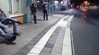 willing whore picked up and sprayed inside the face
