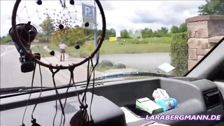 Lara Bergmann hitchhiked