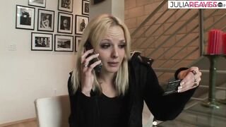 Blonde orders a callboy to anal with a long dick