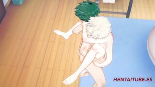 Boku No Hero Academia Anime - Mitsuki Bakugou and Midoriya