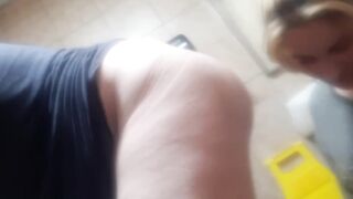 Restroom pegging and clouds