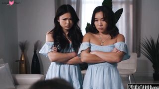 Perv stepdad fucking asian stepdaughters