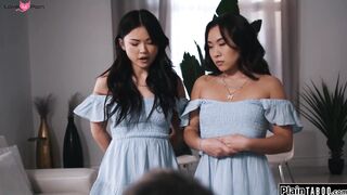 Perv stepdad fucking asian stepdaughters