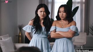 Perv stepdad fucking asian stepdaughters